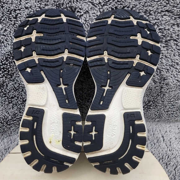 Brooks Ghost 14 Running Shoes Peacoat/Yucca/Navy Women's Size 6.5 - Picture 8 of 9